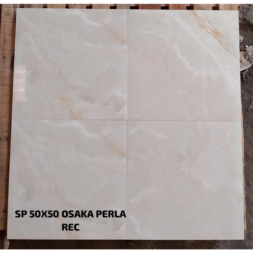 KERAMIK LANTAI SUN POWER 50X50 OSAKA PERLA CUTTING keramik lantai 50x50 keramik lantai licin keramik