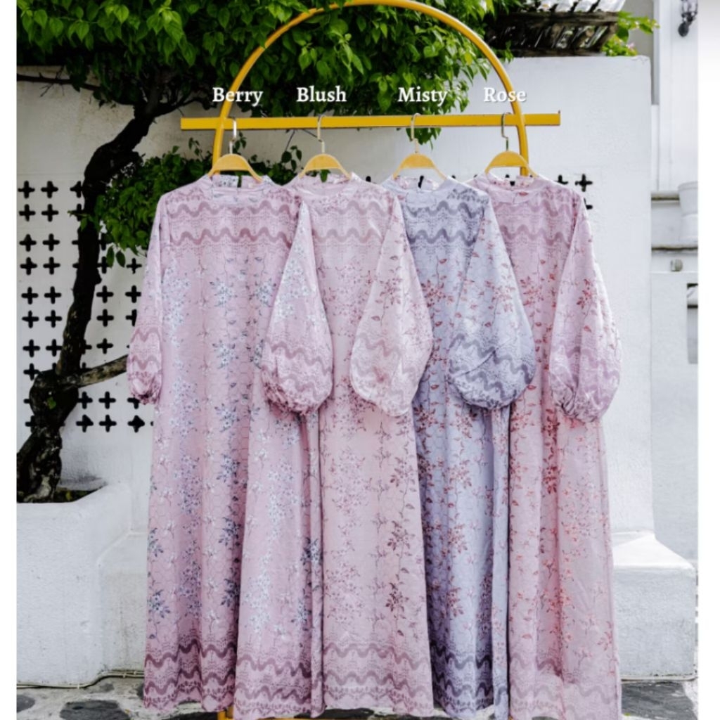 Gamis Brokat Lace “Nadira Series” | Butik Noura