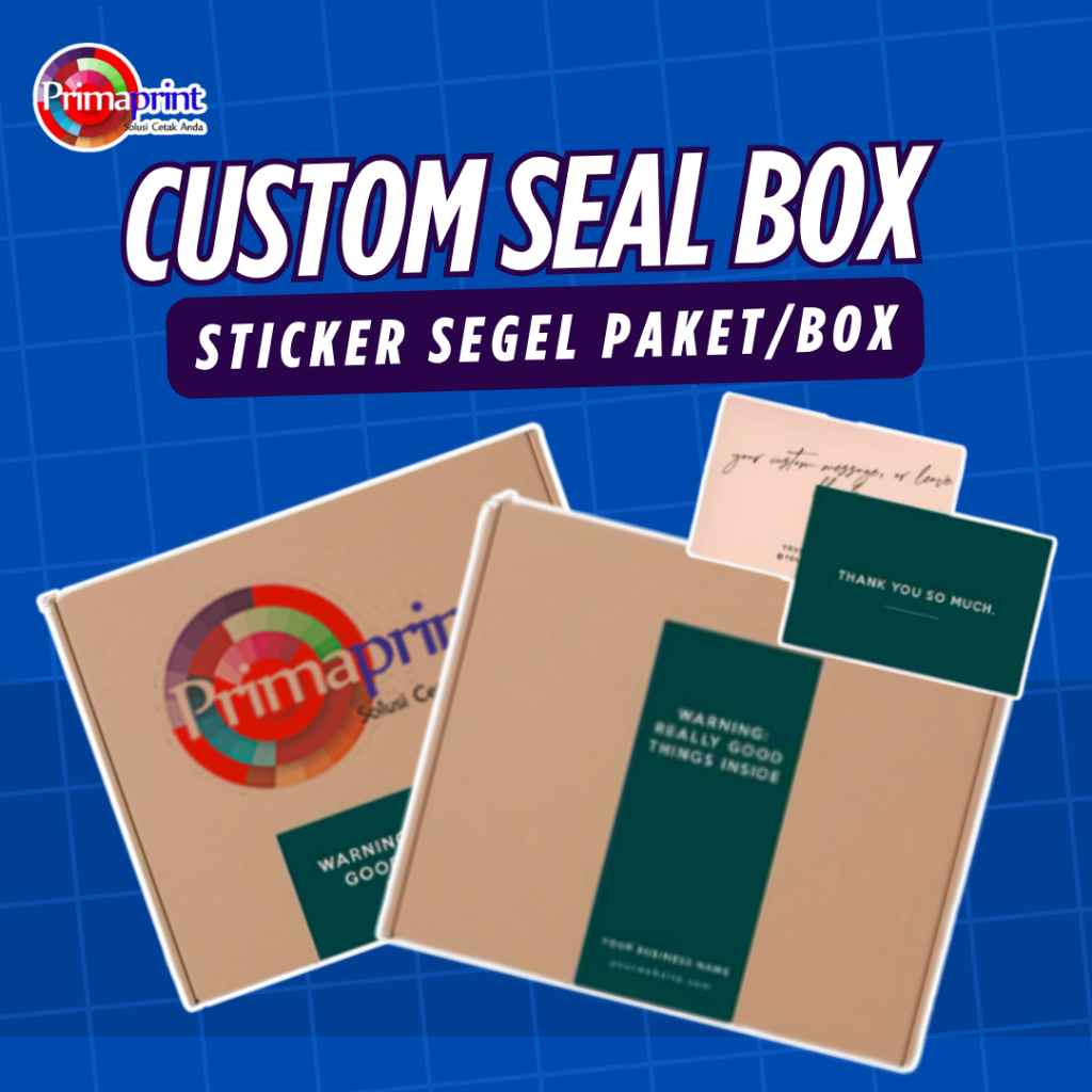

Stiker Segel Custom Box Packing | Cetak Seal Sticker Thank You Label Tempel Hampers Kemasan
