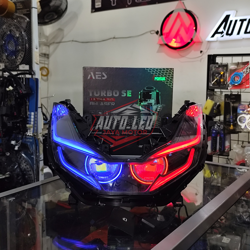 BILED PCX 160 FULL SET REFLEKTOR CUSTOM BILED AES TURBO SE ULTRA BI LASER