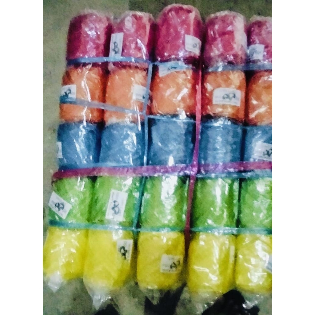 

Tali Rafia Super Bening Warna Warni isi 50 pcs
