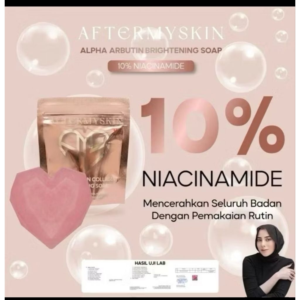 AFTERMYSKIN ALPHA ARBUTIN BRIGHTENING SOAP