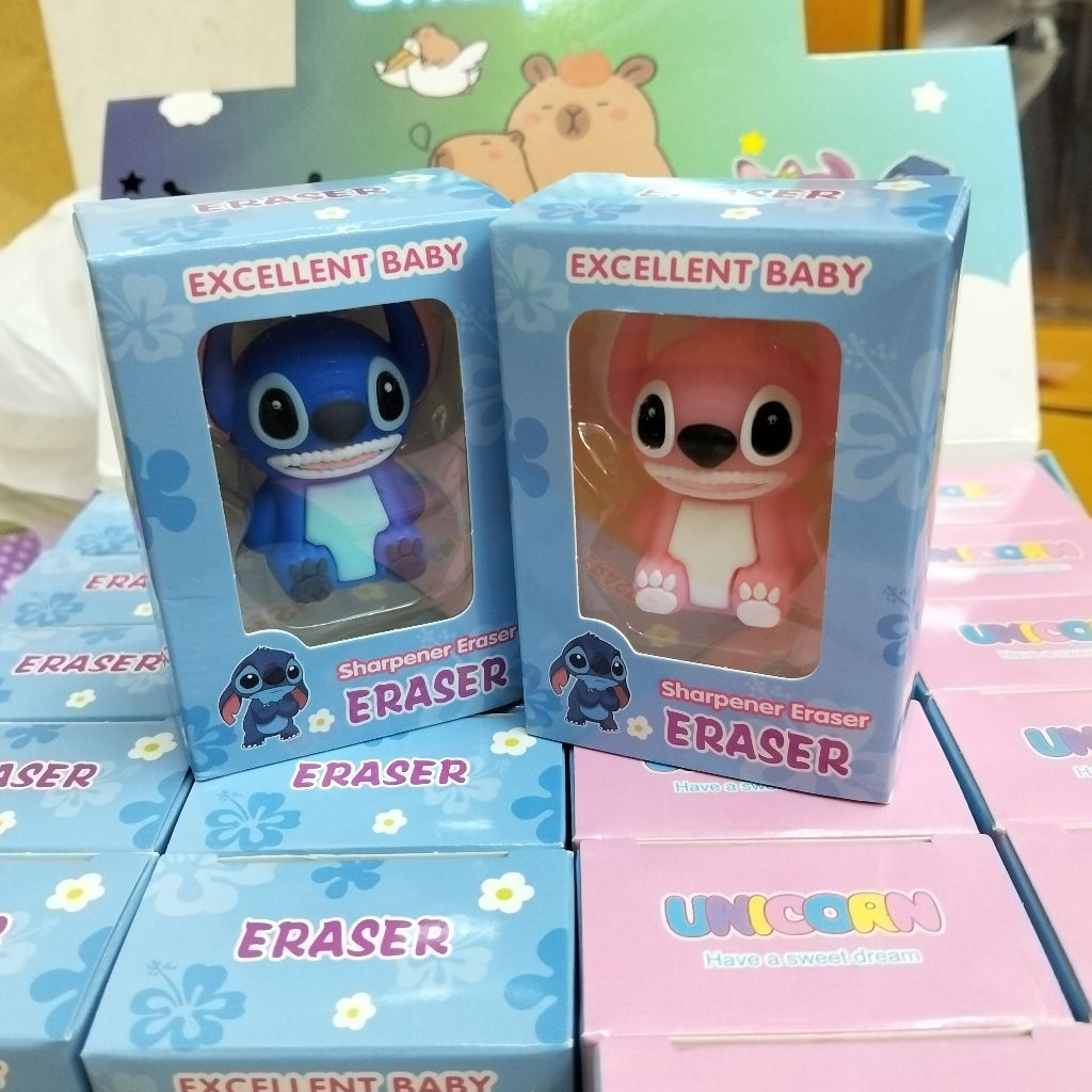 

Rautan Pensil Stitch Rautan Pensil Unicorn Rautan pensil Lucu Rautan pensil 2 in 1 rautan stitch unicorn