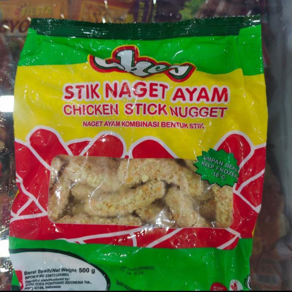 

naget ayam stick okey berat 500 gram frozen food