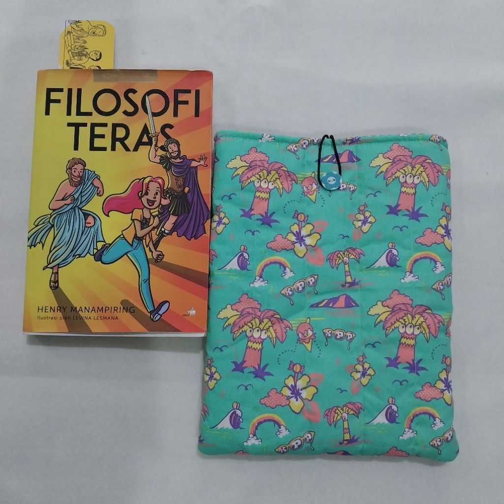 

BOOK SLEEVE / POUCH UNTUK BUKU - BEACH (READY STOCK)