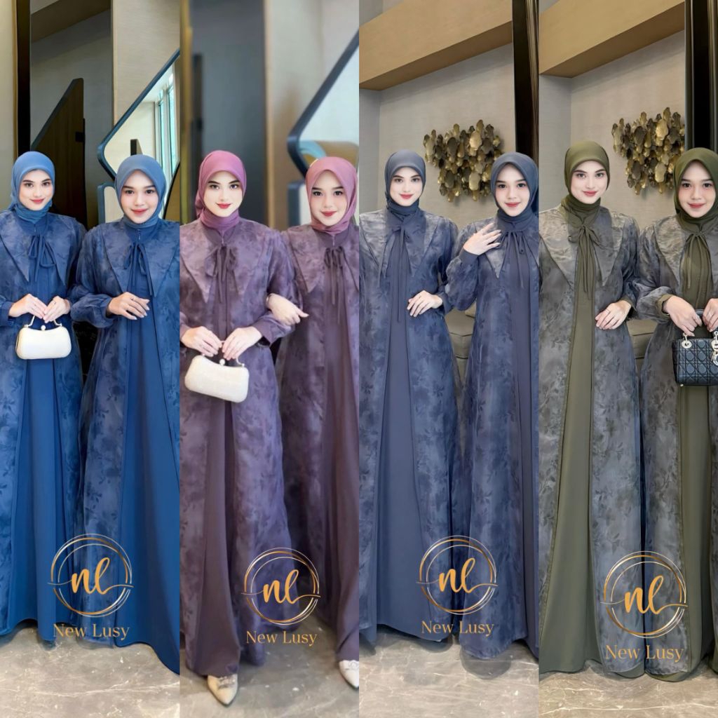LuxuryFashion READY GAMIS DRESS WANITA ZEZA BY NEW LUSY BEST SELLER!