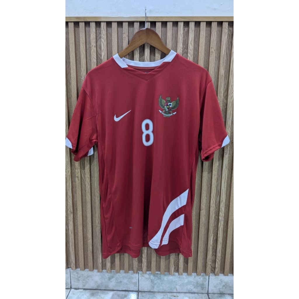Jersey Home Timnas Indonesia Asian Cup 2007/2008 size L