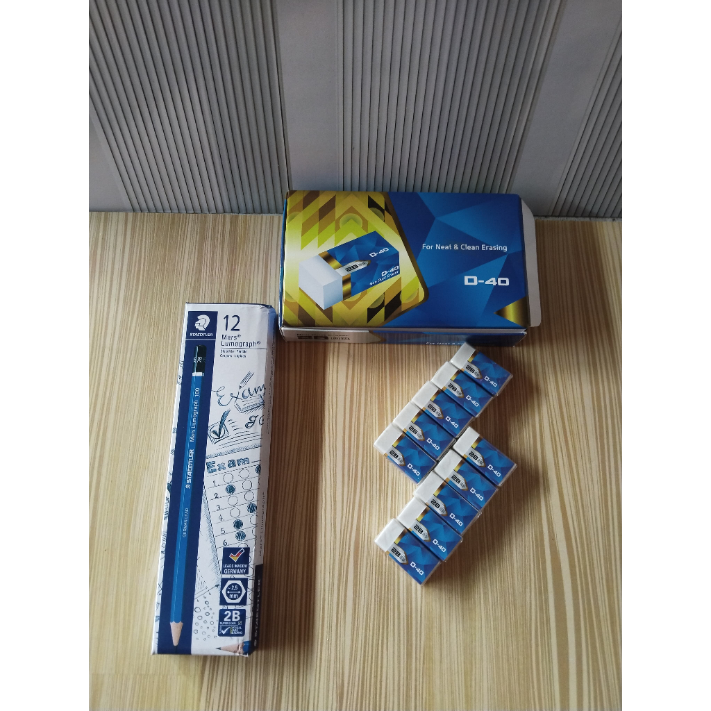 

TERBARU PAKET HEMAT 1 PACK PENSIL STEADTLER + 10PCS PENGHAPUS DAVIS PUTIH