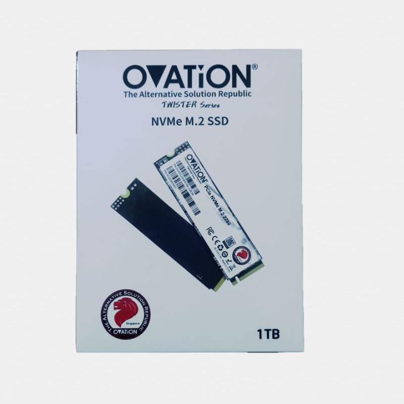 NVME SSD OVATION TWISTER SERIES  - 256GB / 512GB Gen 3 x 4 | SATA