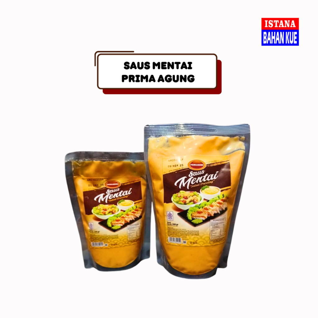 

Saus MENTAI Prima Agung kemasan 1kg 500gram 250gram