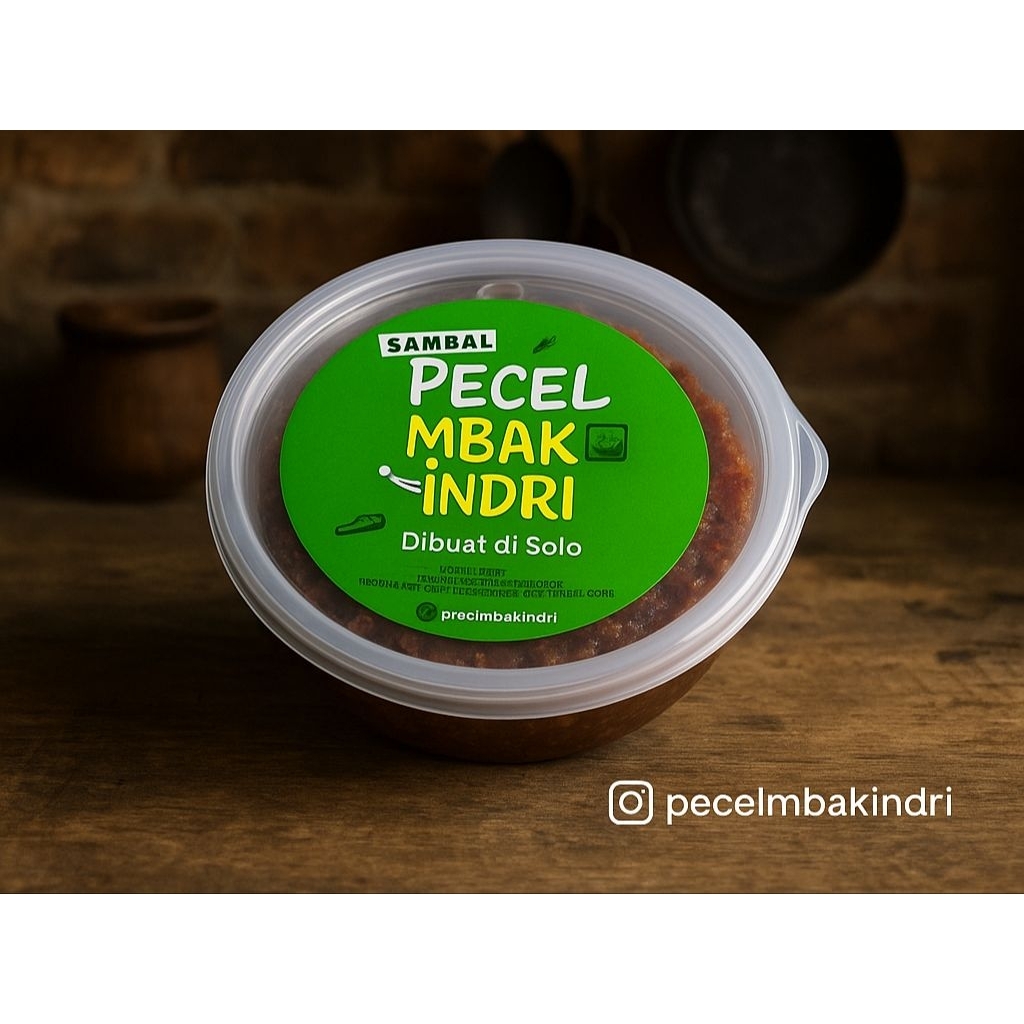 

Sambal Pecel Mbak Indri asli Solo 250gr