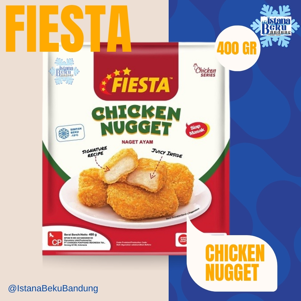 

Fiesta Chicken Nugget / Naget ayam 400gr