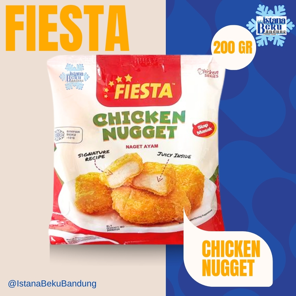 

Fiesta Chicken Nugget / Naget ayam 200gr