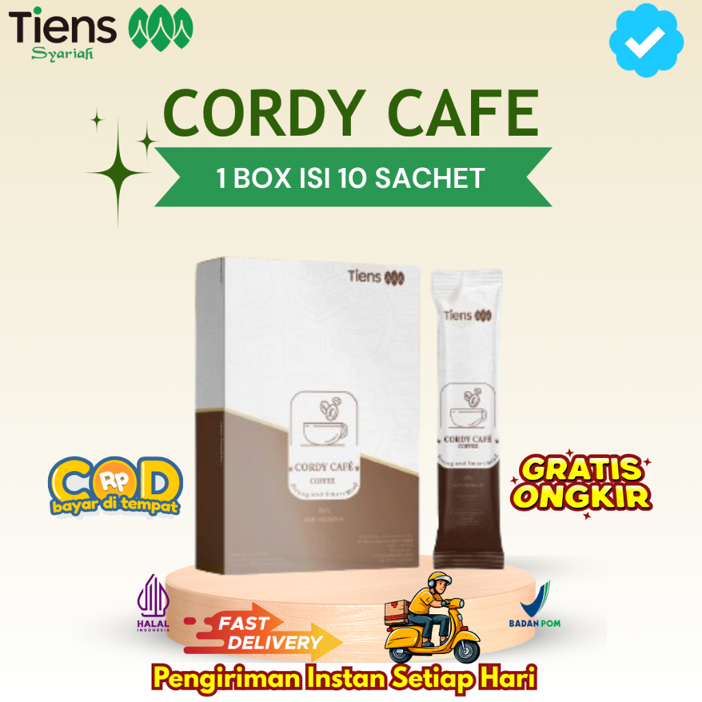 

Cordy Cafe Tiens Coffe Kopi Stamina Pria Dewasa Strongman Original