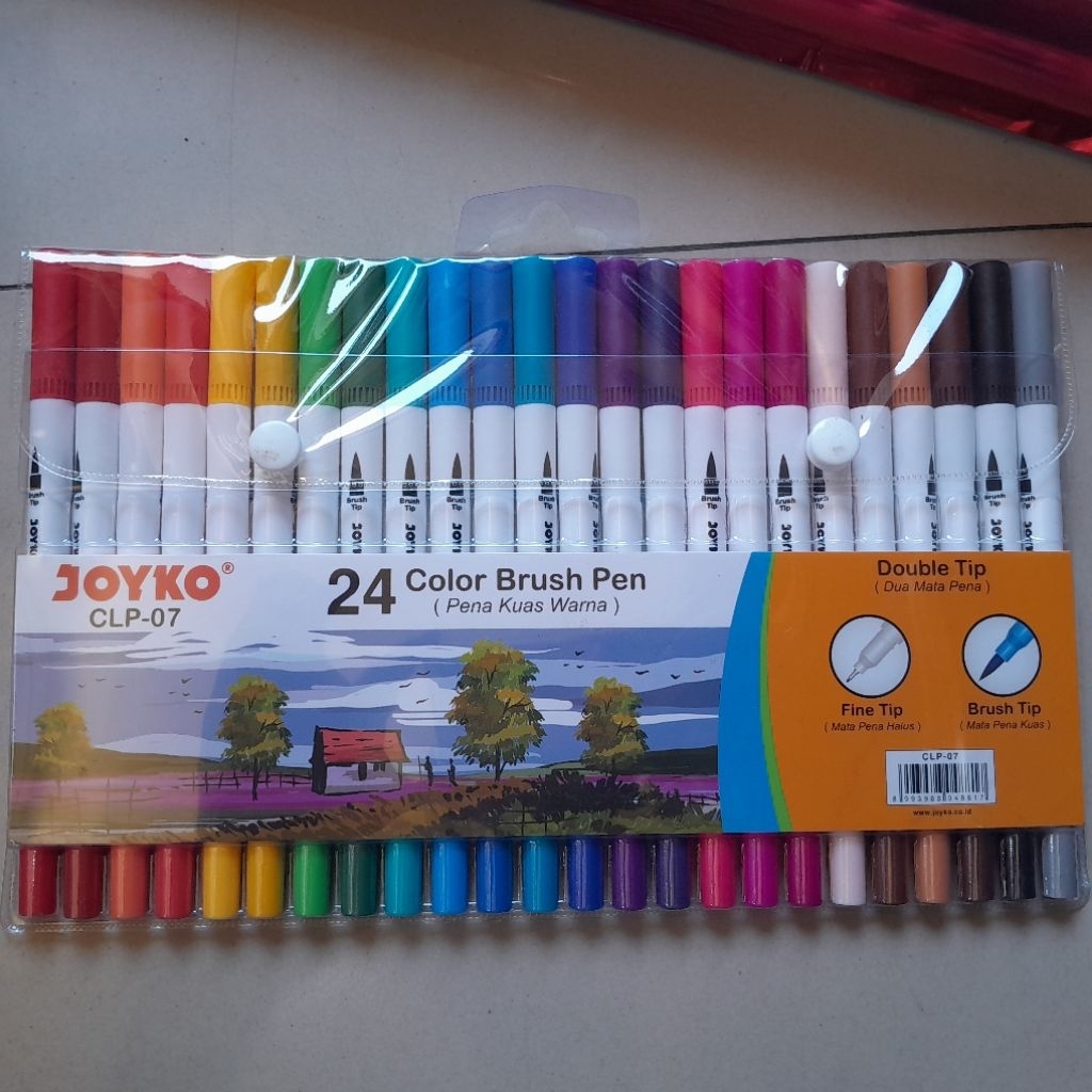 

JOYKO DOBLE TIP BRUSH PEN SET 24 COLOR JOYKO