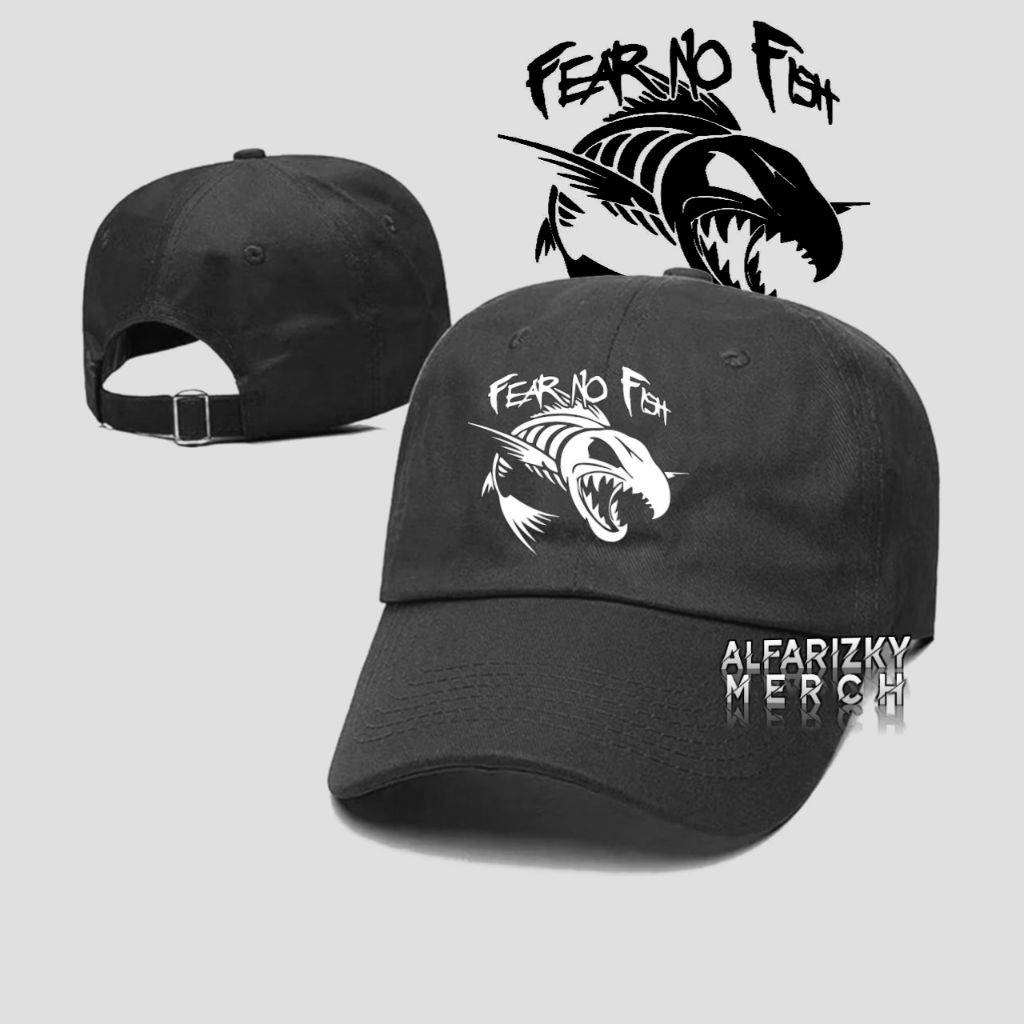 Fear No Fish / Topi Baseball Hat Caps / Topi Bisbol Fishing Mancing