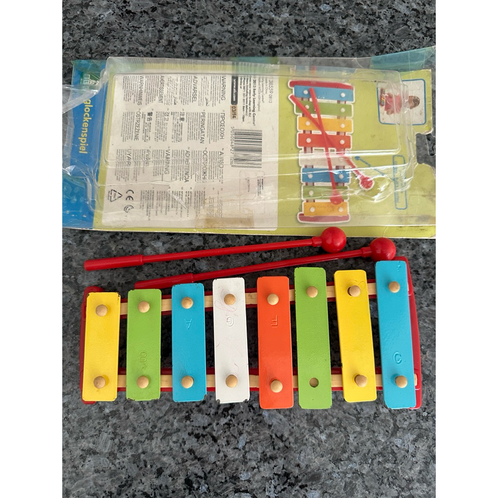 mainan glockenspiel elc preloved