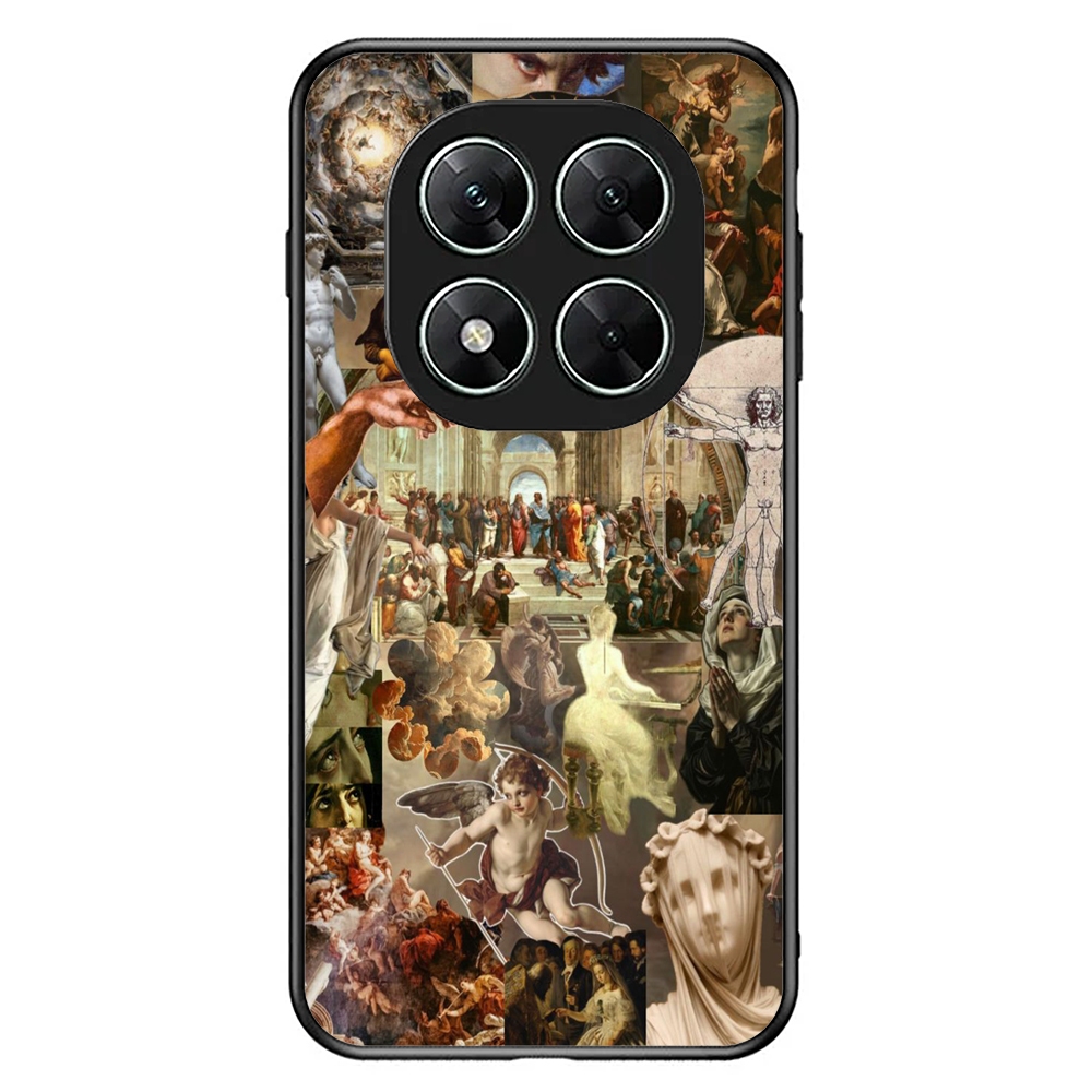 Phone Case POCO X7 X6 X5 X3 PRO GT 4G 5G TPU Rubber Softcase Da Vinci Art