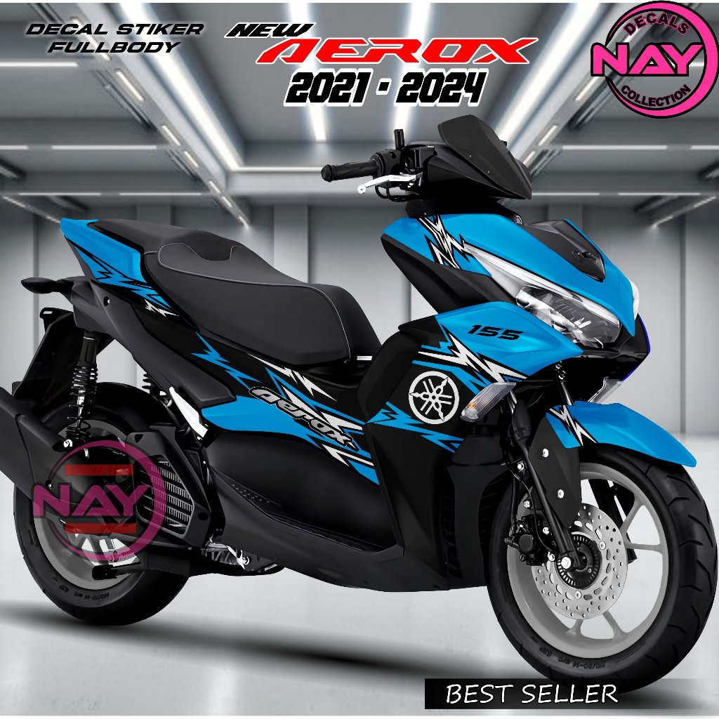 Aerox Decal Stiker Fullbody 2021-2024 Motif CSTM/ Variasi stiker motor Aerox fullbody keren bisa cod