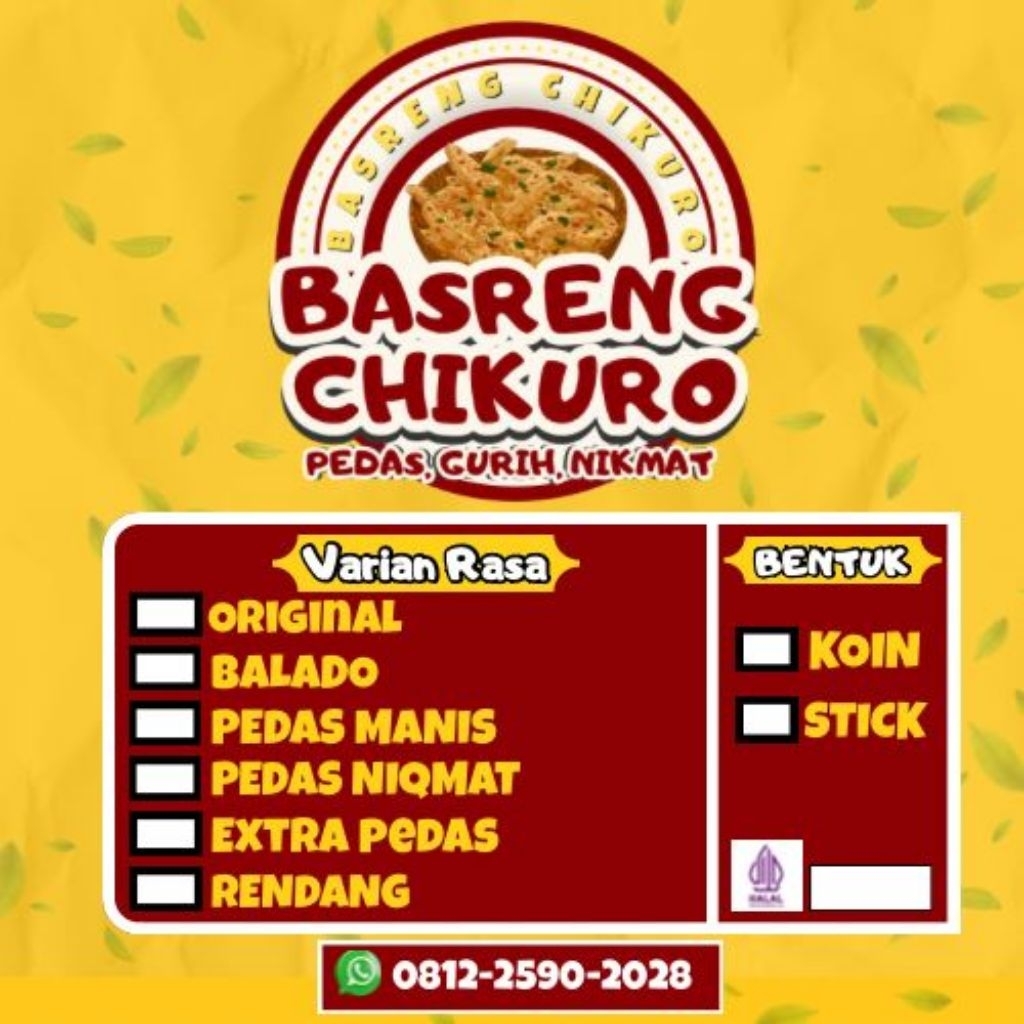 

basreng viral pedas nikmat gurih bumbu medok