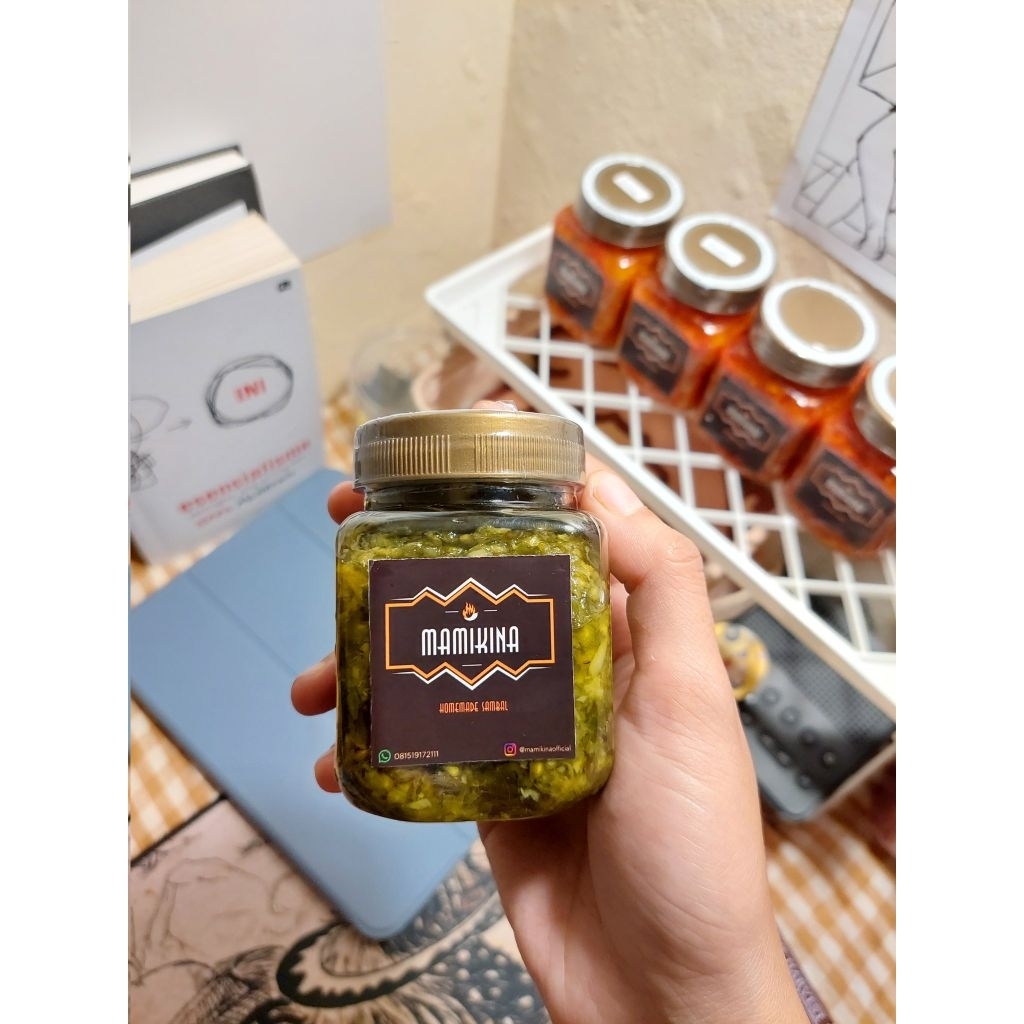 

SAMBAL MAMIKINA IJO ORI, IJO CUMI, IJO TERI, IJO PETE 100ML 200ML