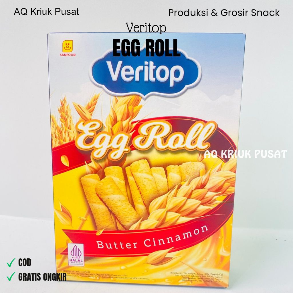 

Veritop Egg Roll Butter Cinnamon / AQ Kriuk Pusat