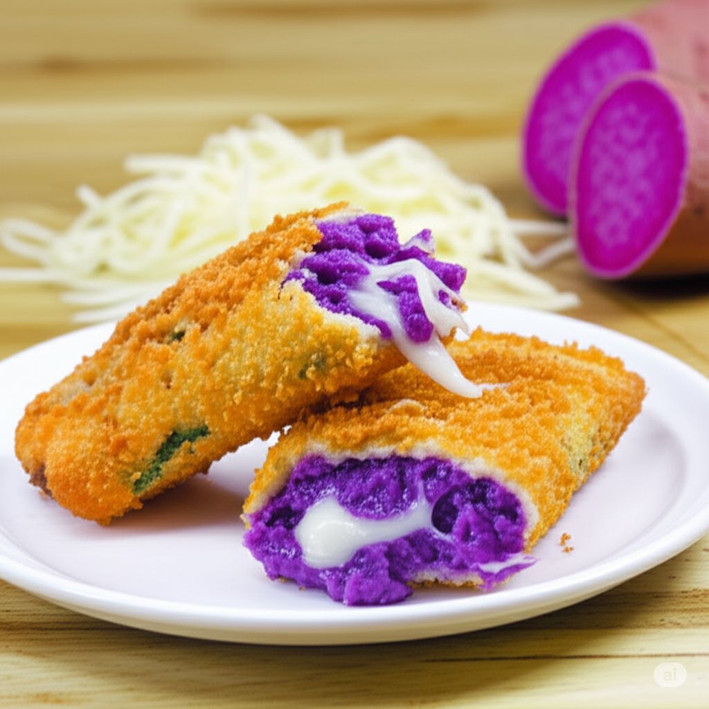 

Frozen Risol Ubi Ungu Mozarella ( hrg blm termasuk kotak thinwall)