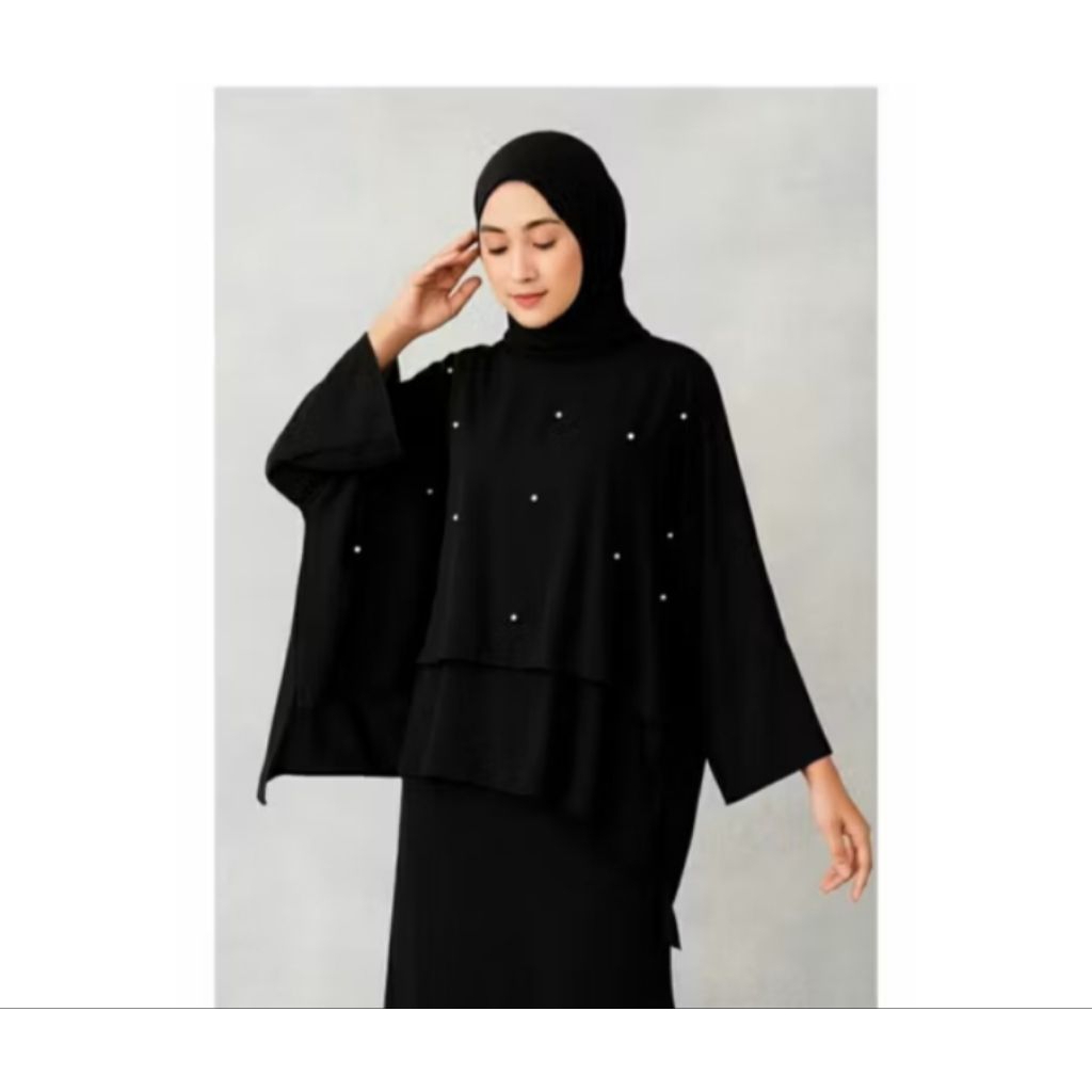 Zella Outer Ceruti Payet Mutiara // Kardigan Wanita // Rompi Perempuan// Atasan Wanita Payet