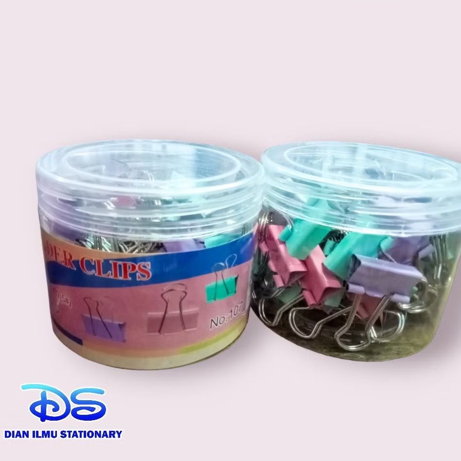 

Binder clip klip penjepit kertas 107 warna vanco