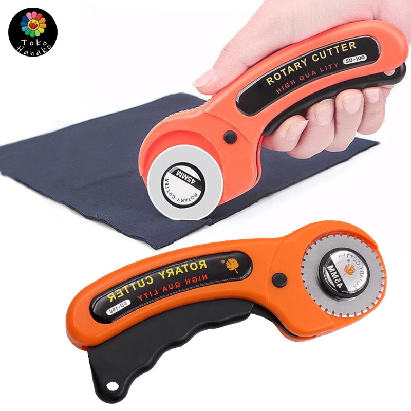 

Cutter Perforasi 45mm Roller Pemotong Kertas Putus-Putus Karcis