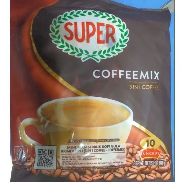 

SUPER COFFEEMIX 3IN1 KOPI INSTANT 3IN1