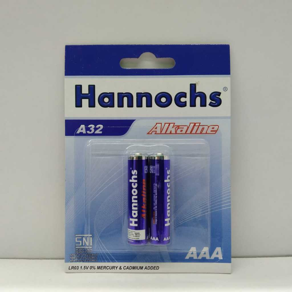 Hannochs Alkaline Baterai Batere Remot Kecil AAA A3