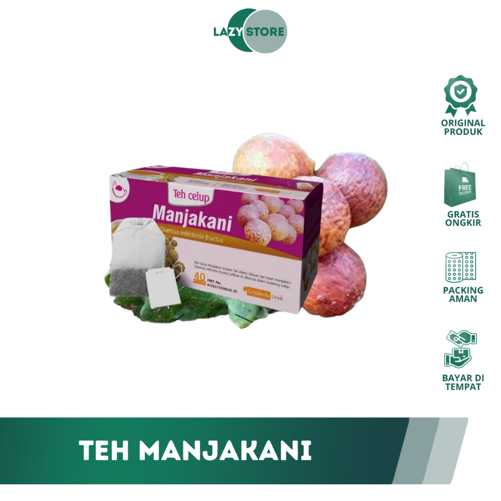 

Teh Manjakani Griya Herba Teh Celup Untuk Kewanitaan Isi 20 Kantong Original
