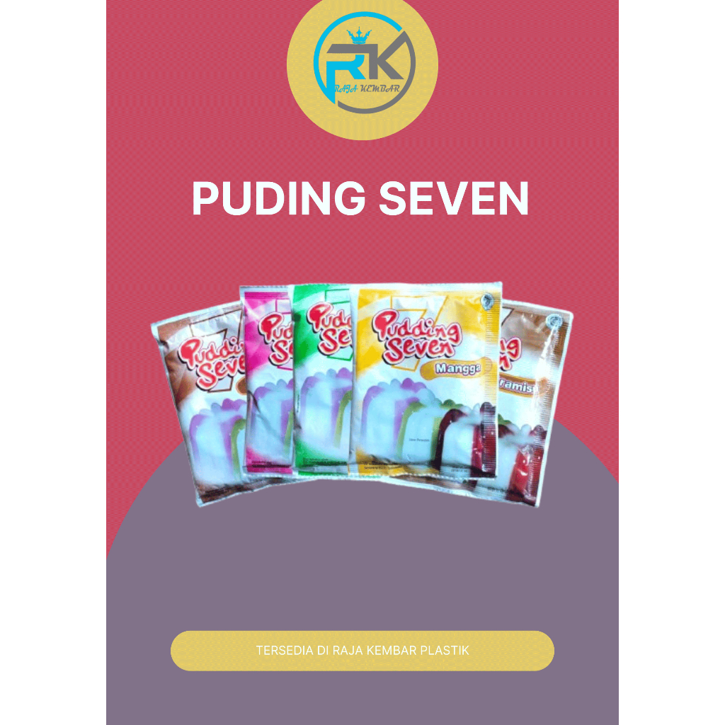 

PUDING SEVEN COKLAT, MANGGA, MELON, STRAWBERRY
