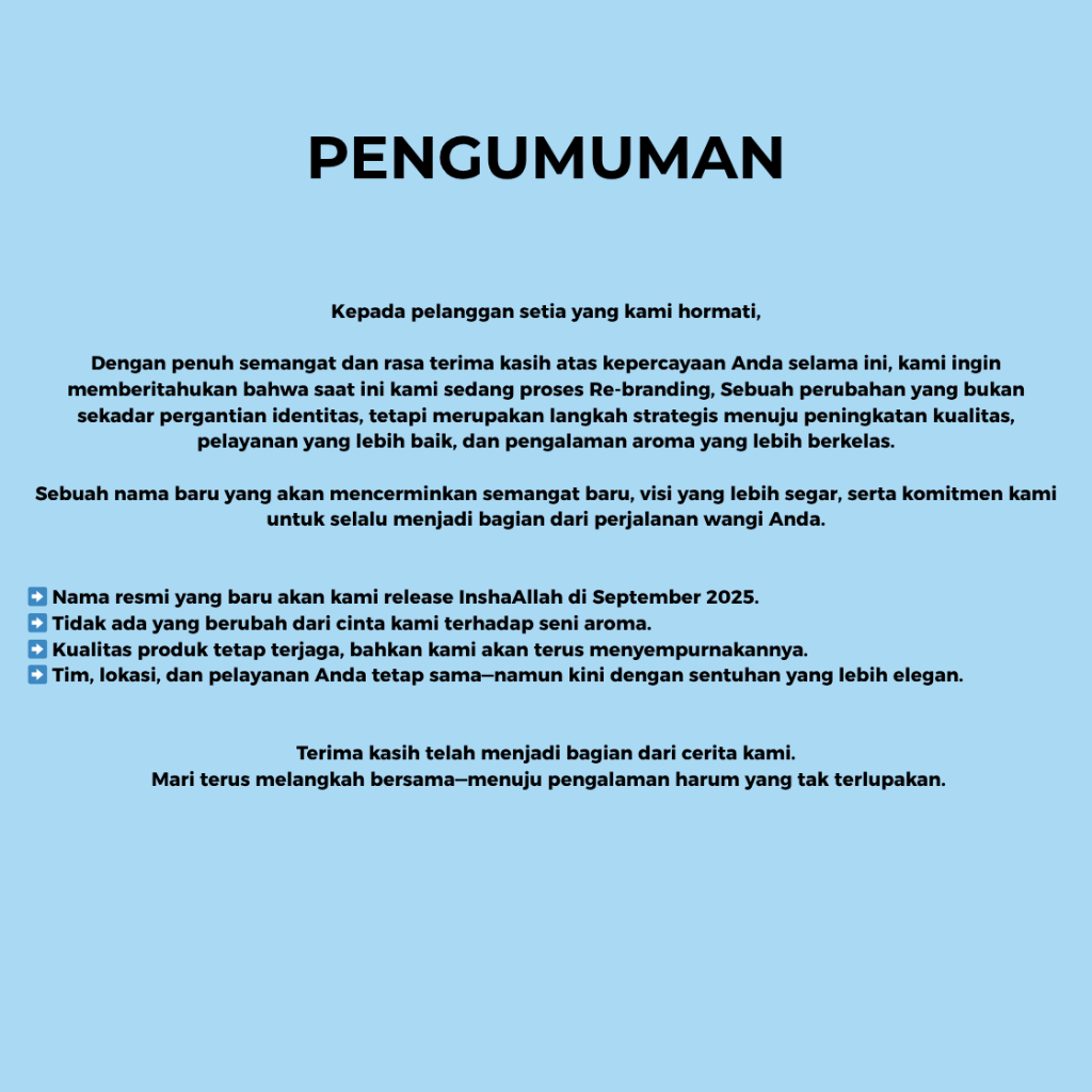 Scent In Progress - Parfum Pria Tahan Lama Aroma Fresh Maskulin Inspired By DHNL London | Parfume Pe