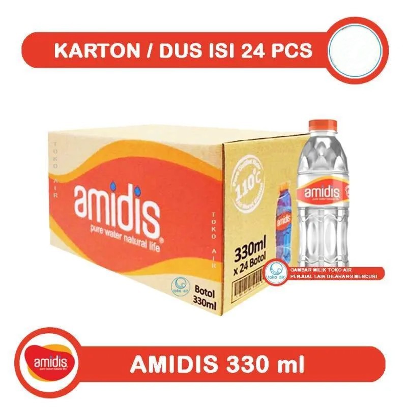 

Amidis botol 330ml / Amidis 330ml / Amidis 330 ml / Air amidis kemasan 330ml / Amidis water 330 ml