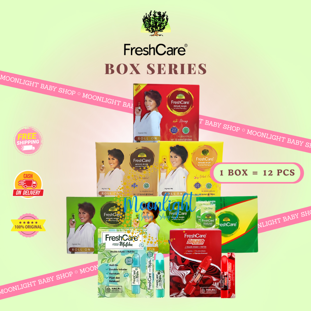 1 Box FreshCare Strong 10ml - Minyak Angin Fresh Care