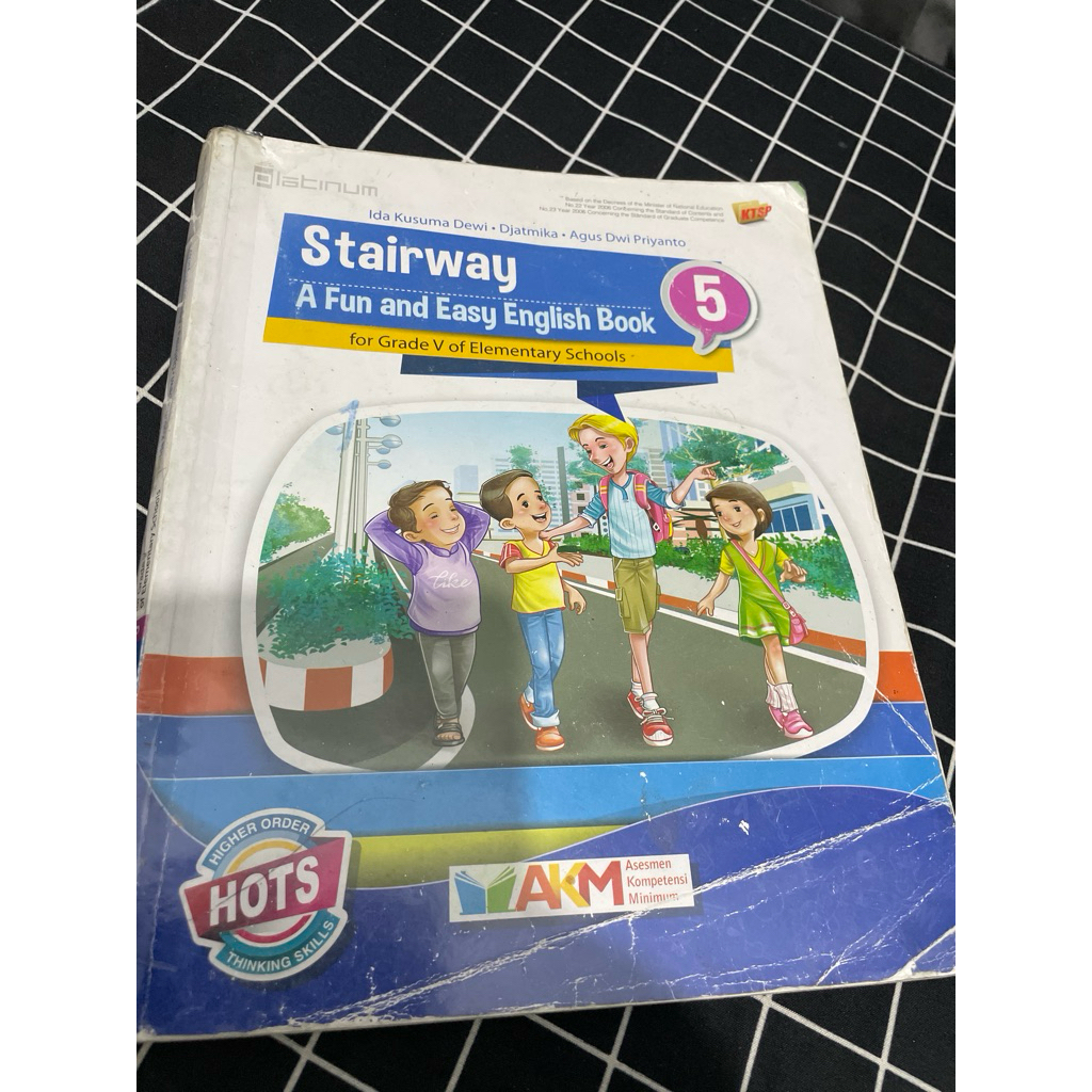 Stairway kelas 5 penerbit platinum tiga serangkai (bekas)