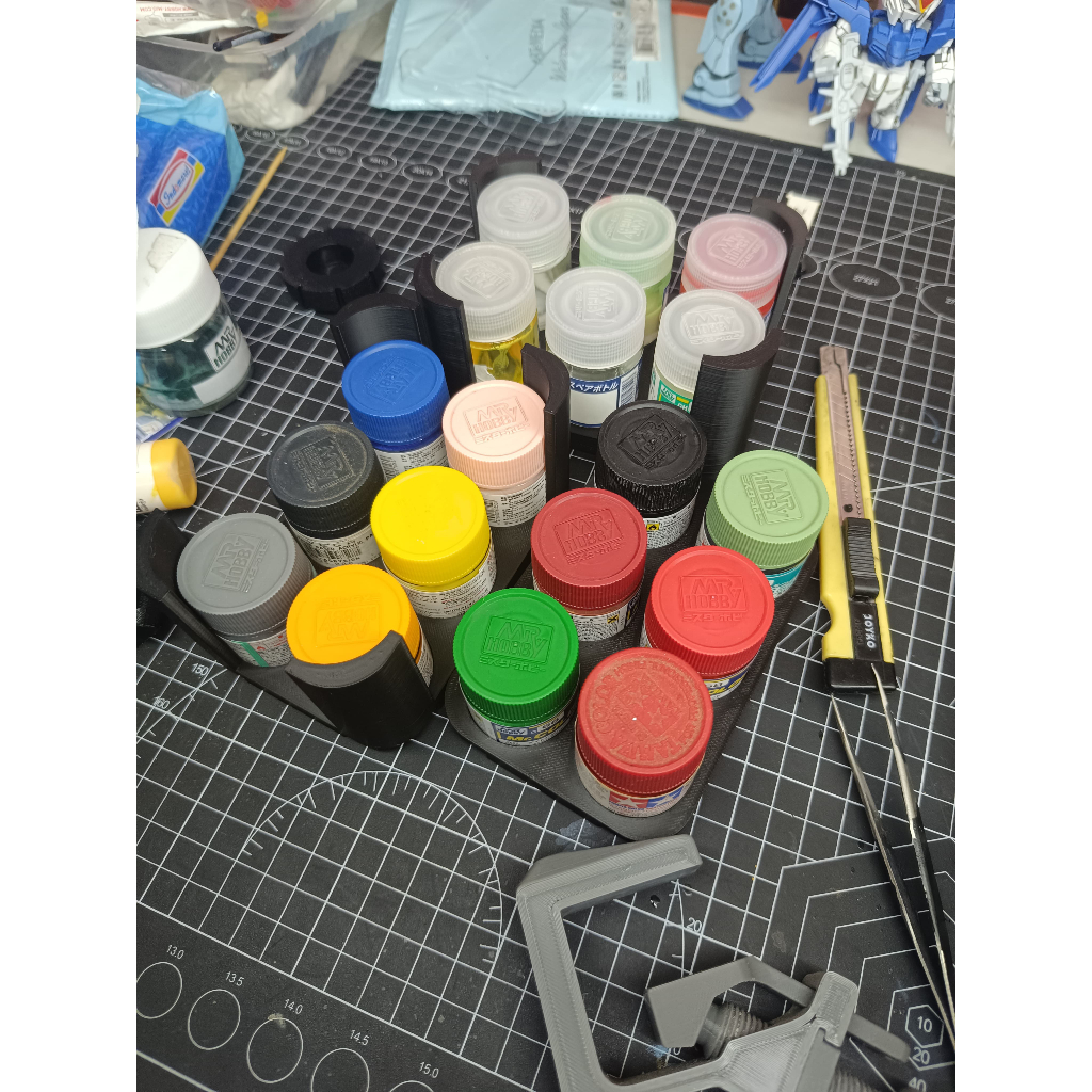 

Paint holder tray Rak penahan cat 15ml dan 17ml