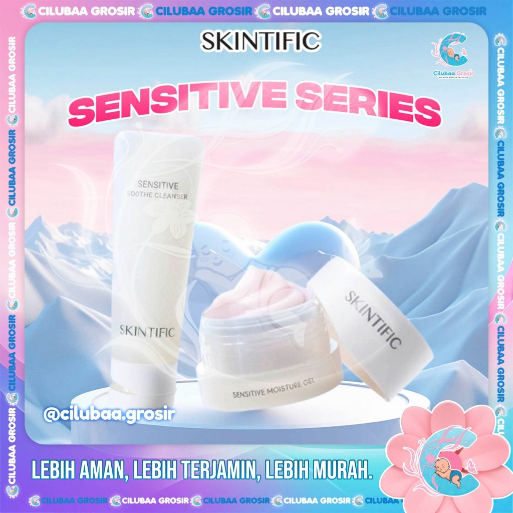 SKINTIFIC Sensitive Series || Moisture Gel Acne Barrier Calm Down || Soothe Cleanser Facial Wash || 