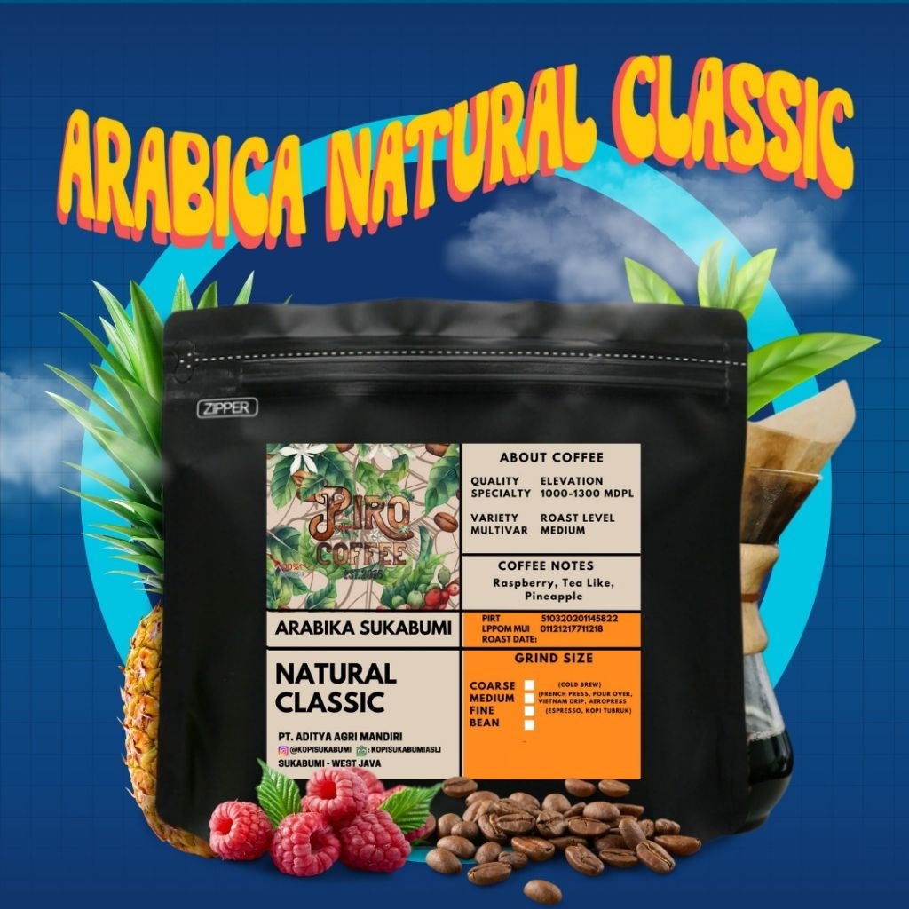

Arabika Natural Klasik Speciality Kopi Sukabumi