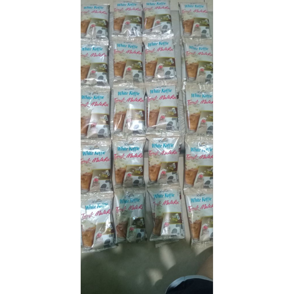 

LUWAK WHITE COFFEE TARIK MALAKA 1RENCENG ISI 10PCS BERAT 1PCS 25GR