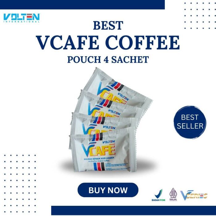 

Kopi 3in1 Brazilian Coffee VCafe Per Pouch (Isi 4 Sachet)