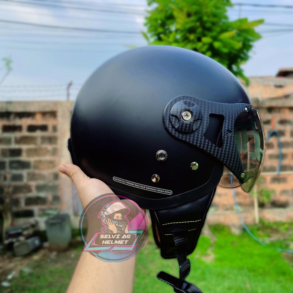 VRL HIJAB HELM VRL RETRO HOIJAB TERBARU HELM WANITA HIJAB SNI KACA PILOT HELM RETRO VIRAL KEKINIAN H