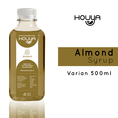 

Houya Almond Syrup 500ml - Sirup Rasa Almond