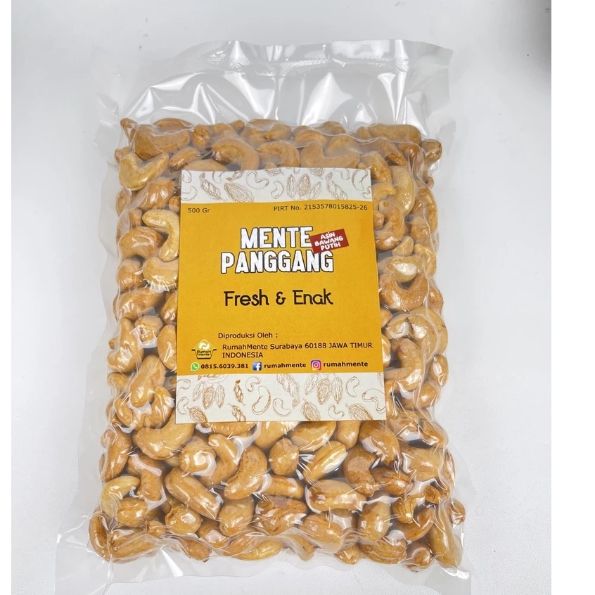 

Camilan Kacang Mete Panggang Rasa Asin Bawang Putih Tanpa MSG dan Pengawet Snack Tradisional