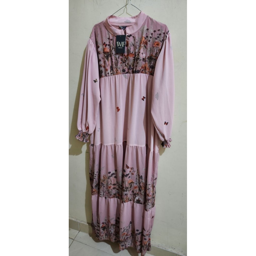 GAMIS SET KERUDUNG SETDUNG BY WF PREMIUM