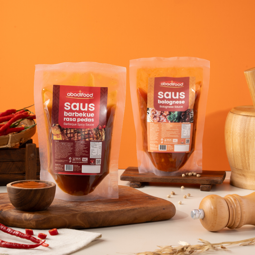 

[Paket Hemat] Bundle Saus BBQ Pedas + Bolognese AbadiFood