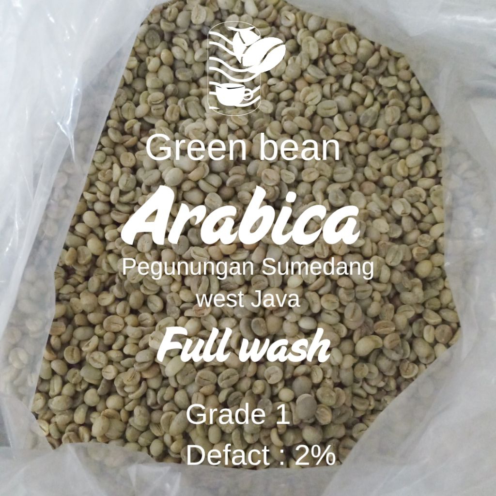 

Kopi Green bean arabica full wash 1kg