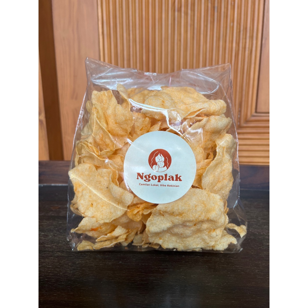 

Ngoplak Keripik Opak Ubi Homemade